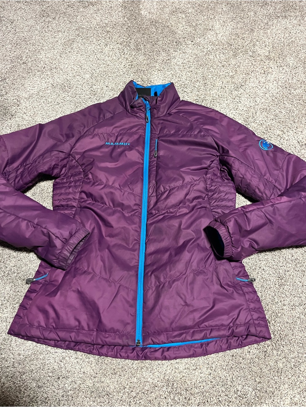 Mammut Women S Rime Pro IN Insulated Jacket Purple Puffer Coat Winter